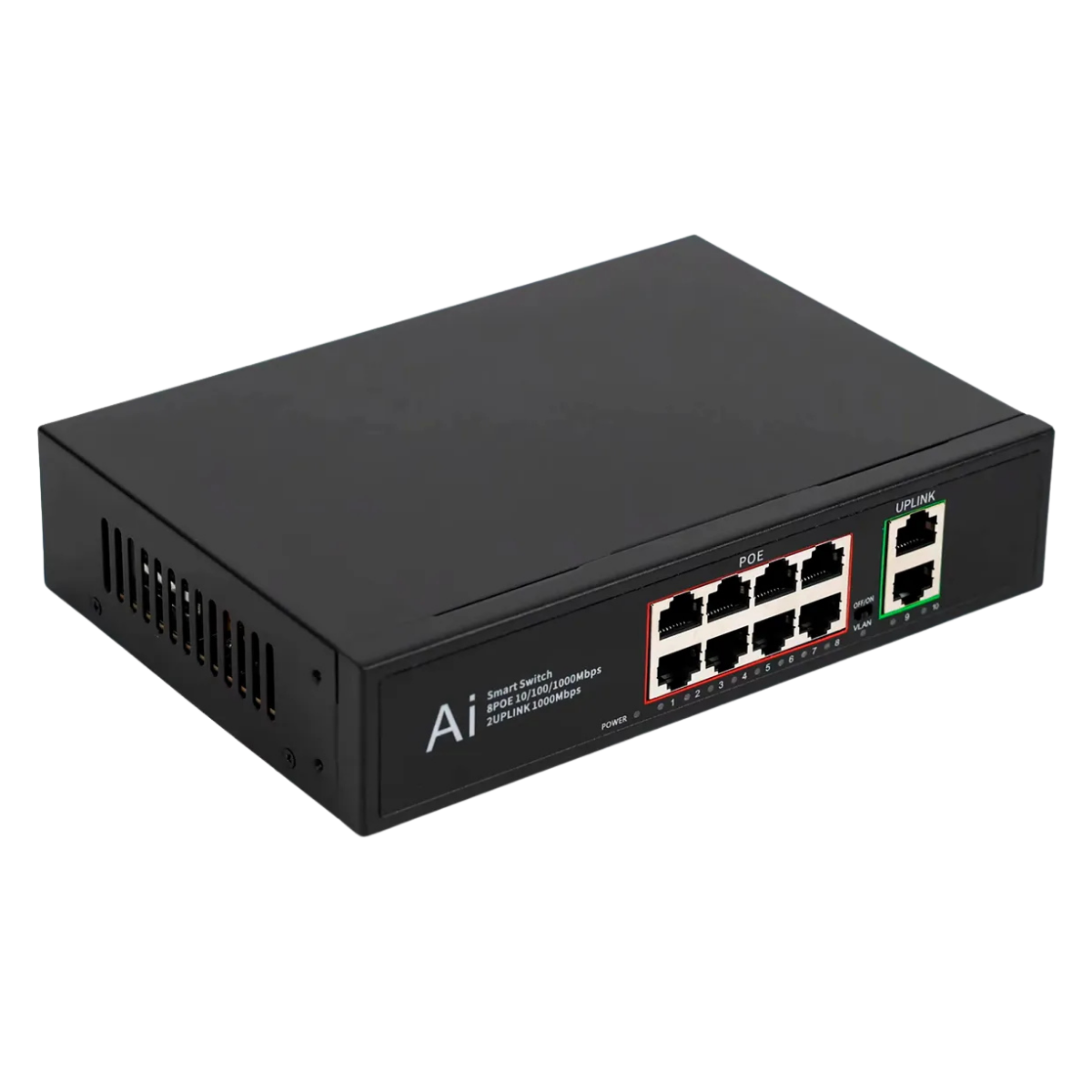 Dorn Switch PoE Gigabit 8+2